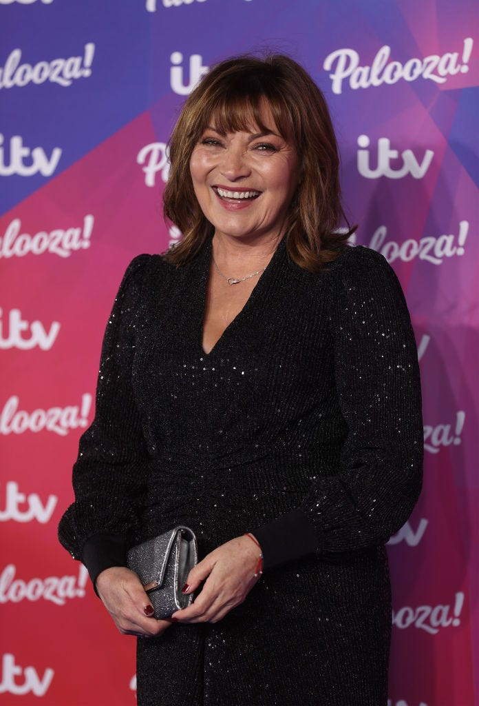 london, england november 23 lorraine kelly attends itv palooza at the royal festival hall on november 23, 2021 in london, england photo by mike marslandwireimage