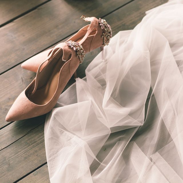 9 tipos de tacón para zapatos de novia 