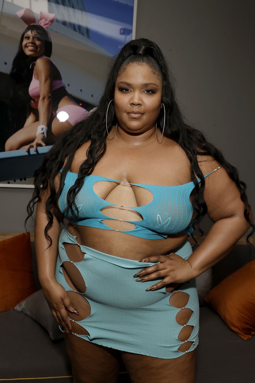 miami beach, florida   december 03 lizzo attends as playboy celebrates bigbunny launch at miami art week at casa tua on december 03, 2021 in miami beach, florida photo by frazer harrisongetty images for playboy enterprises international, inc