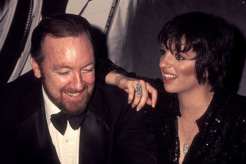 los angeles   february 6   producer jack haley, jr and actresssinger liza minnelli attend a tribute to vincente minnelli on february 6, 1977 at the university of southern california in los angeles, california photo by ron galellaron galella collection via getty images