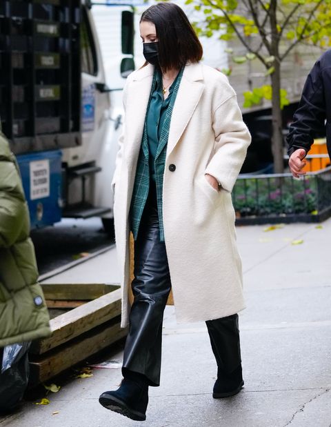 new york, new york december 06 selena gomez first day on set of the second season of only murderers in the building on december 06, 2021 in new york city photo by gothamgc images