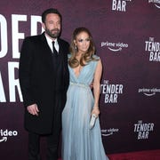 Los Angeles Premiere Of Amazon Studio's "The Tender Bar" - Arrivals hollywood, california december 12 ben affleck and jennifer lopez arrives at the los angeles premiere of amazon studio's "the tender bar" at tcl chinese theatre on december 12, 2021 in hollywood, california photo by steve granitzfilmmagic
