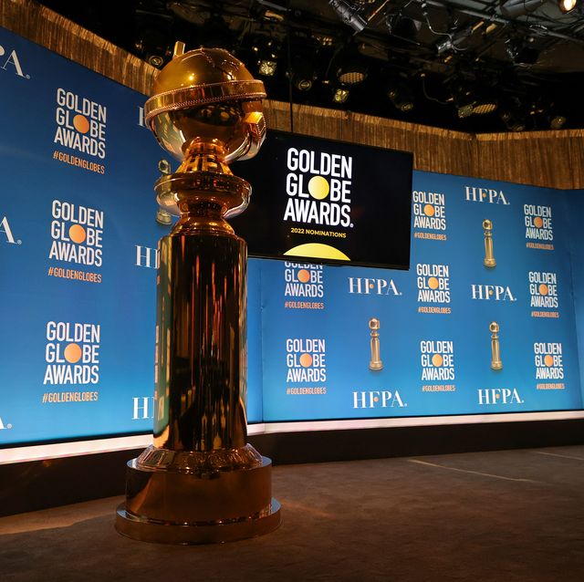 beverly hills, california   december 13 the stage is set for the 79th annual golden globe award nominations at the beverly hilton on december 13, 2021 in beverly hills, california photo by kevin wintergetty images