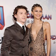 Sony Pictures' "Spider-Man: No Way Home" Los Angeles Premiere - Red Carpet los angeles, california december 13 l r tom holland and zendaya attend sony pictures' "spider man no way home" los angeles premiere on december 13, 2021 in los angeles, california photo by amy sussmangetty images