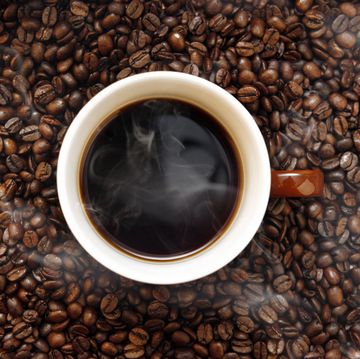 sweet coffee aroma, coffee beans and morning coffee