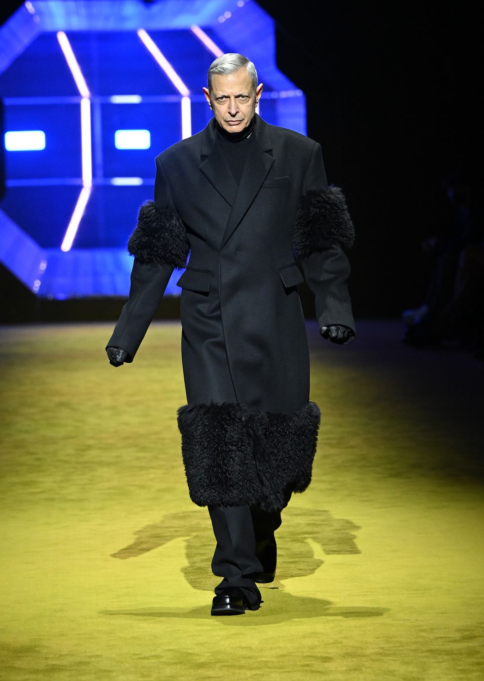 Jeff Goldblum Enters His Final Form at Prada