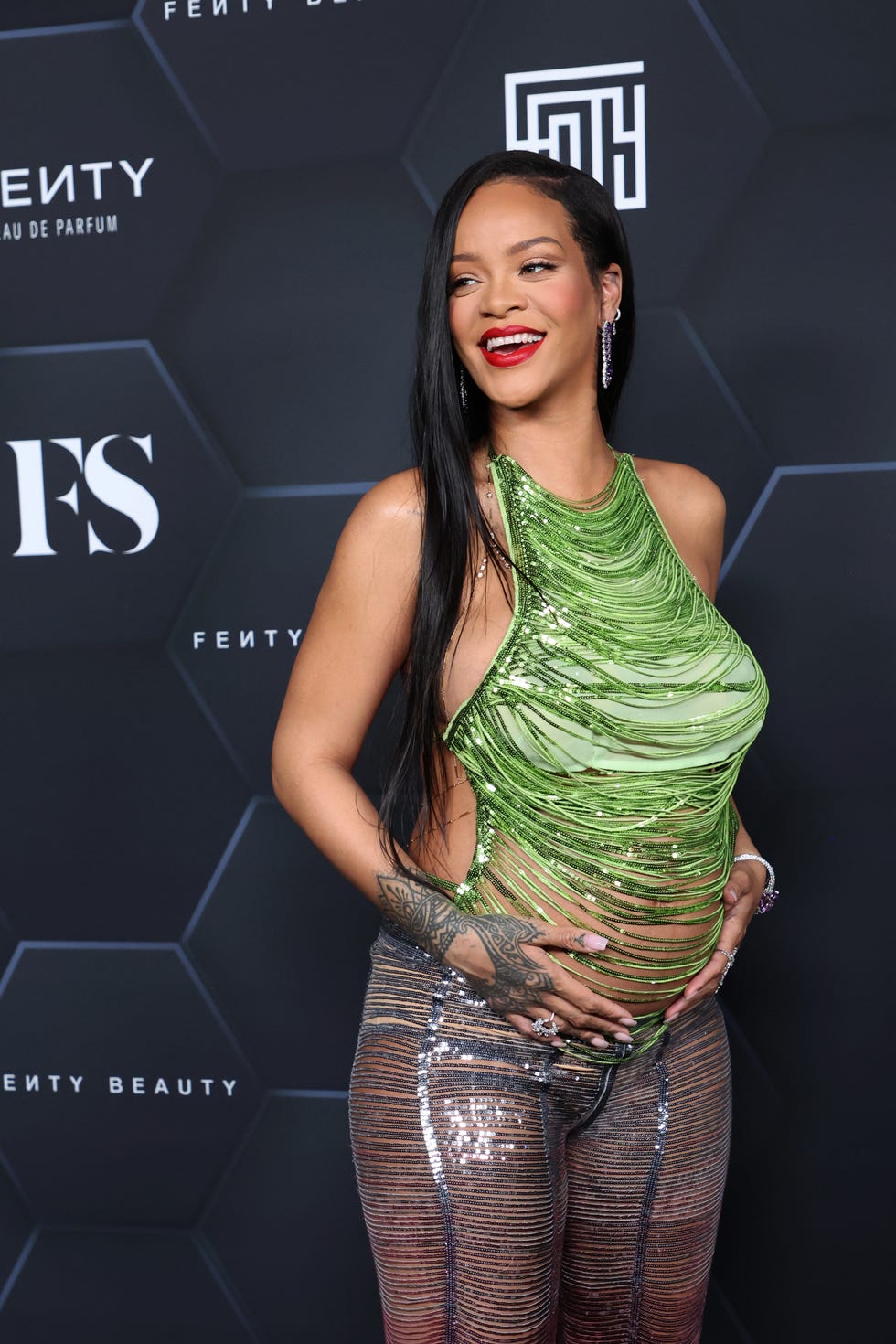 Rihanna Glamour Interview 2022: Fenty Icon Refillable Lipstick