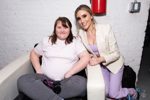 tiktoker and sister celebrate the disabled community at new york fashion week