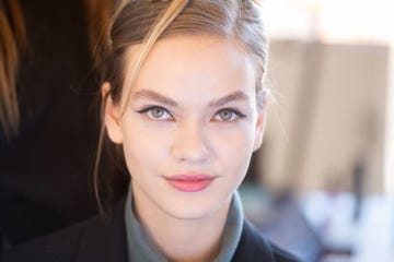 new york, new york   february 16  a model seen backstage during claudia lis show at spring studios during new york fashion week on february 16, 2022 in new york city photo by michael ostunipatrick mcmullan via getty images