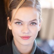 Claudia Li A/W 22 new york, new york february 16 a model seen backstage during claudia lis show at spring studios during new york fashion week on february 16, 2022 in new york city photo by michael ostunipatrick mcmullan via getty images