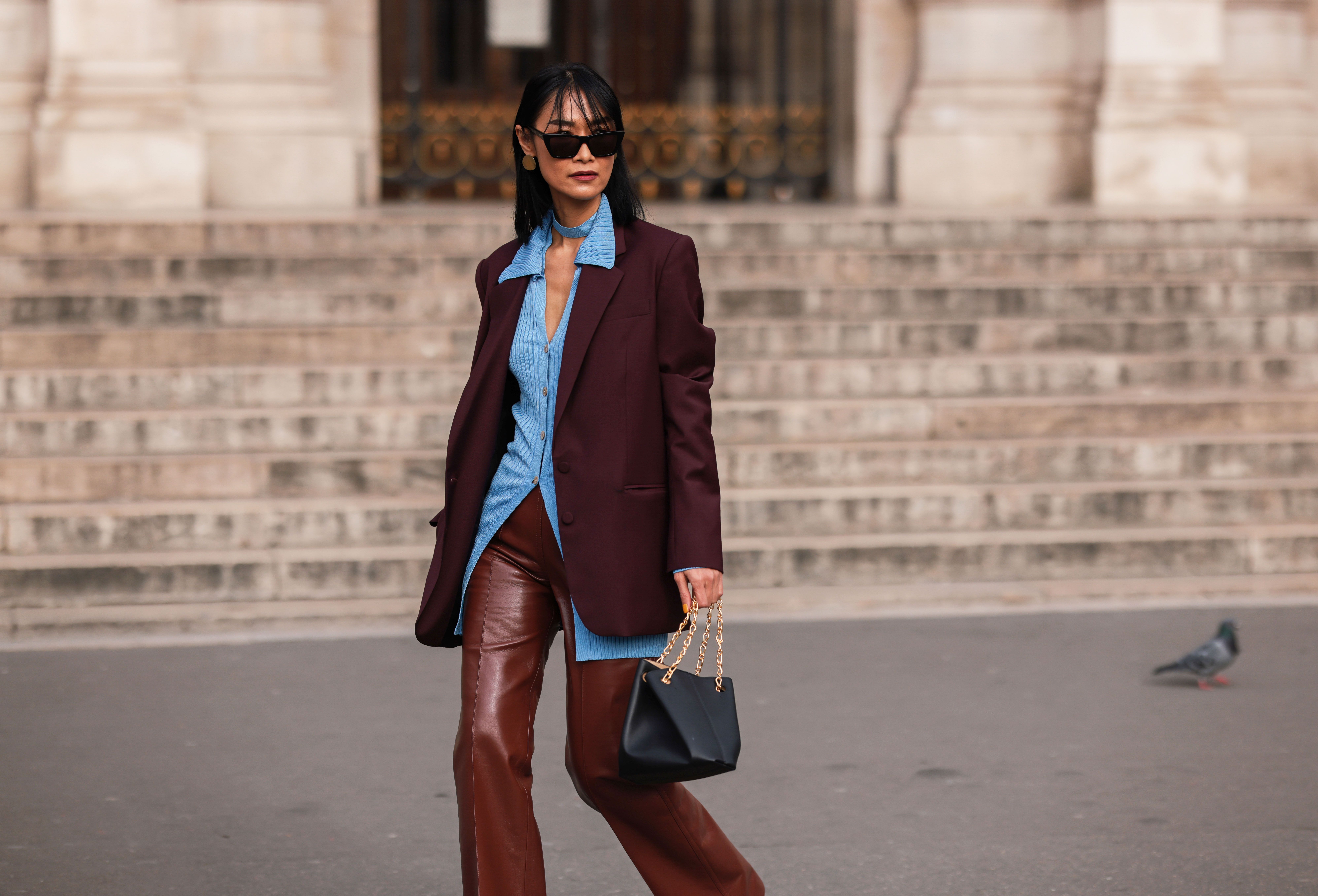 What to Wear Leather Pants With in 2023 • Petite in Paris