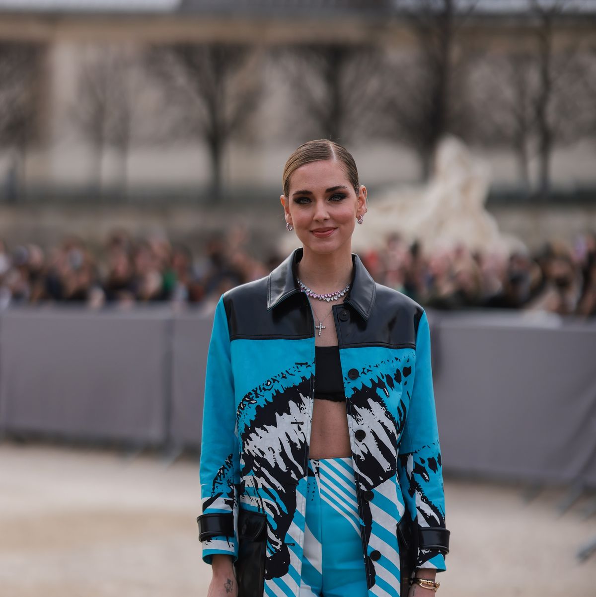 Giacca Primavera 2022: Louis Vuitton come Chiara Ferragni è chic