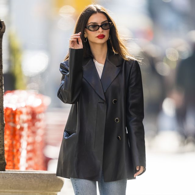 new york, new york march 02 emily ratajkowski is seen in tribeca on march 02, 2022 in new york city photo by gothamgc images