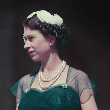 queen elizabeth ii on the balcony of government house, melbourne, during her tour of australia, march 1954 photo by fox photoshulton archivegetty images