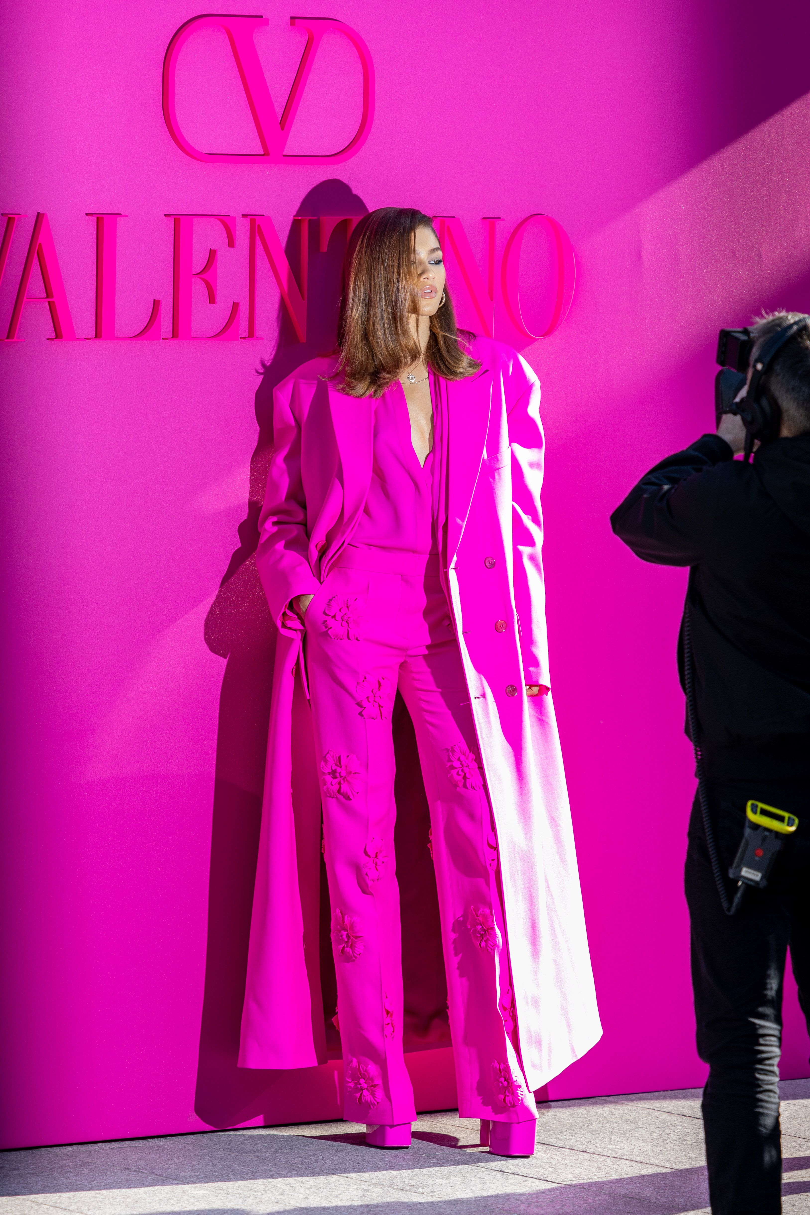 Zendaya And Her Pink Valentino Suit Are Perfect Together British Vogue ...