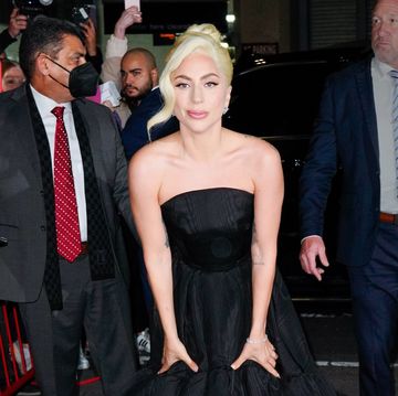 new york, new york march 16 lady gaga arrives at tao for film critic awards on march 16, 2022 in new york city photo by gothamgc images