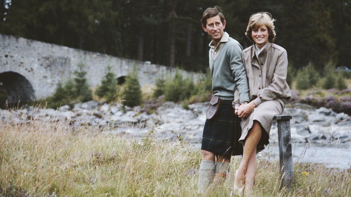 Prince Charles and Princess Diana during their honeymoon in Balmoral, Scotland on August 19, 1981. (Photo by Serge Lemoine/Getty Images)