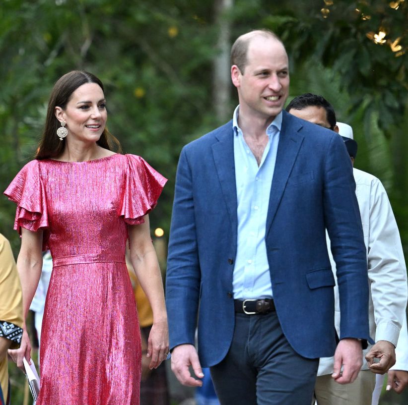 Duchess Kate Wears Hot-Pink Gown on Final Night in Belize