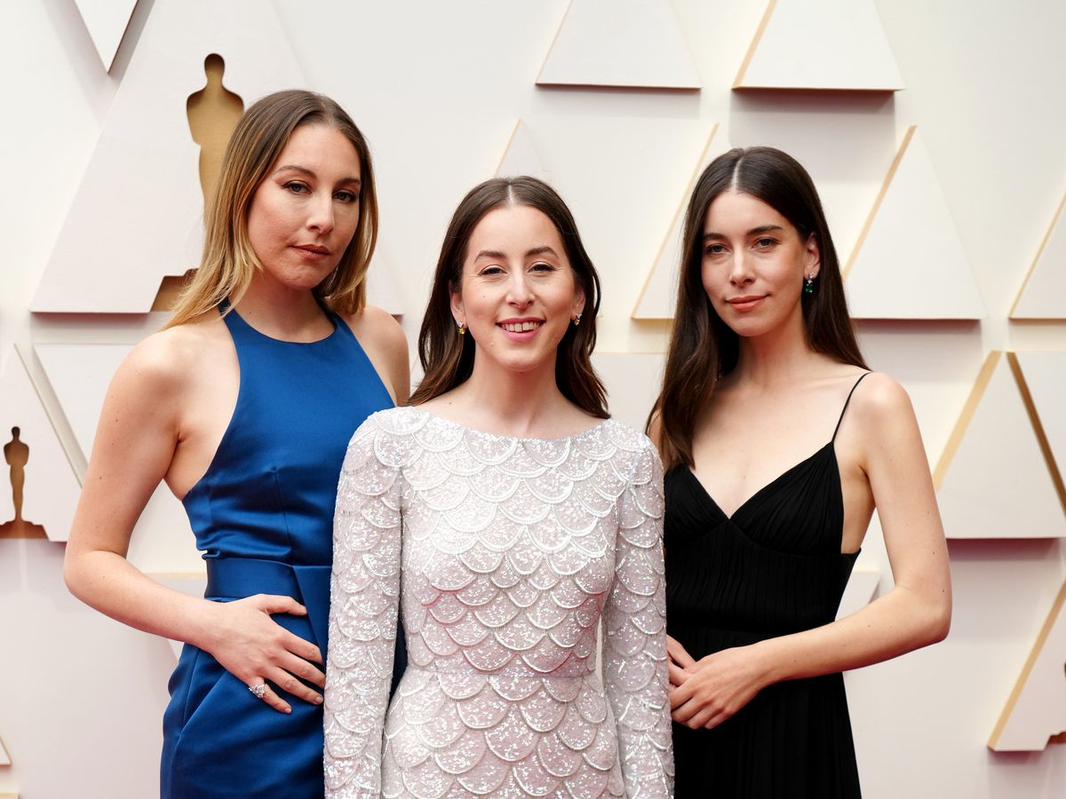 Louis Vuitton Scales Dress worn by Alana Haim on Oscars 2022 Red