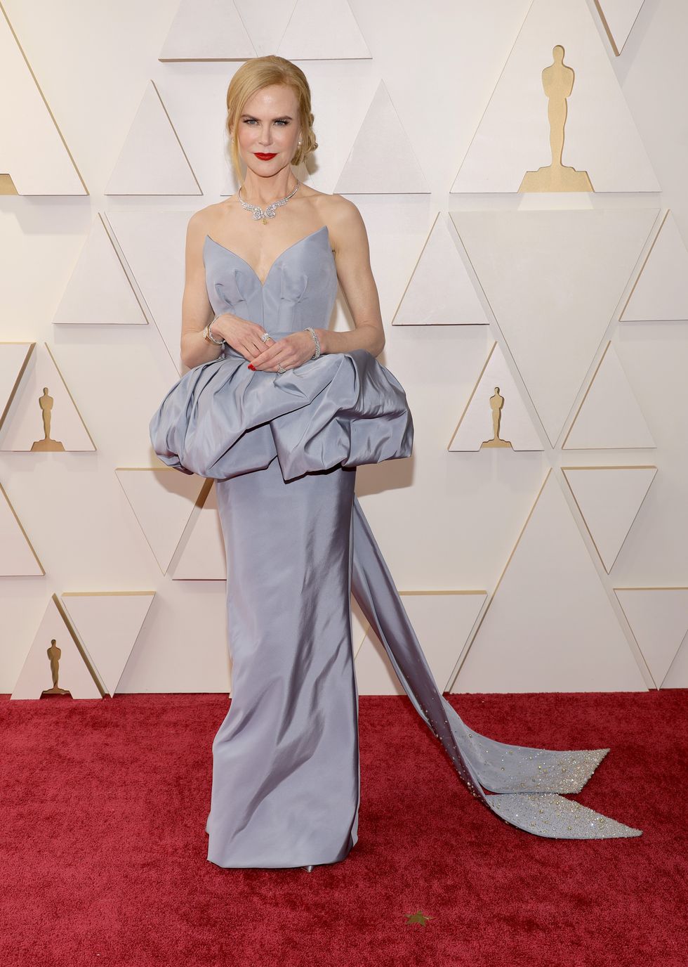 Nicole Kidman in a custom Louis Vuitton dress and shoes