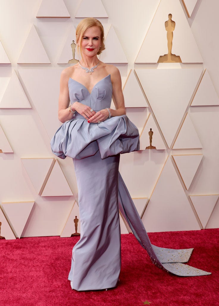 hollywood, california   march 27 nicole kidman attends the 94th annual academy awards at hollywood and highland on march 27, 2022 in hollywood, california photo by momodu mansaraygetty images
