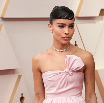 hollywood, california   march 27 zoë kravitz attends the 94th annual academy awards at hollywood and highland on march 27, 2022 in hollywood, california photo by jeff kravitzfilmmagic