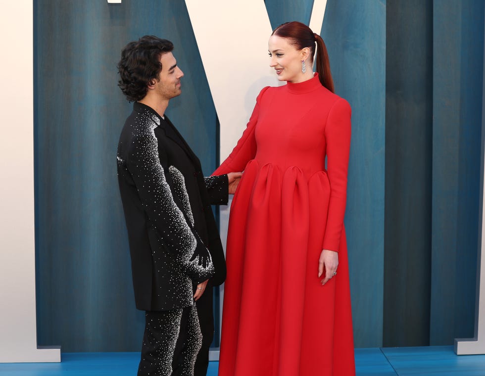 Sophie Turner Is Radiant in Fiery Red Look as She Fangirls at Joe Jonas'  Walk of Fame Ceremony