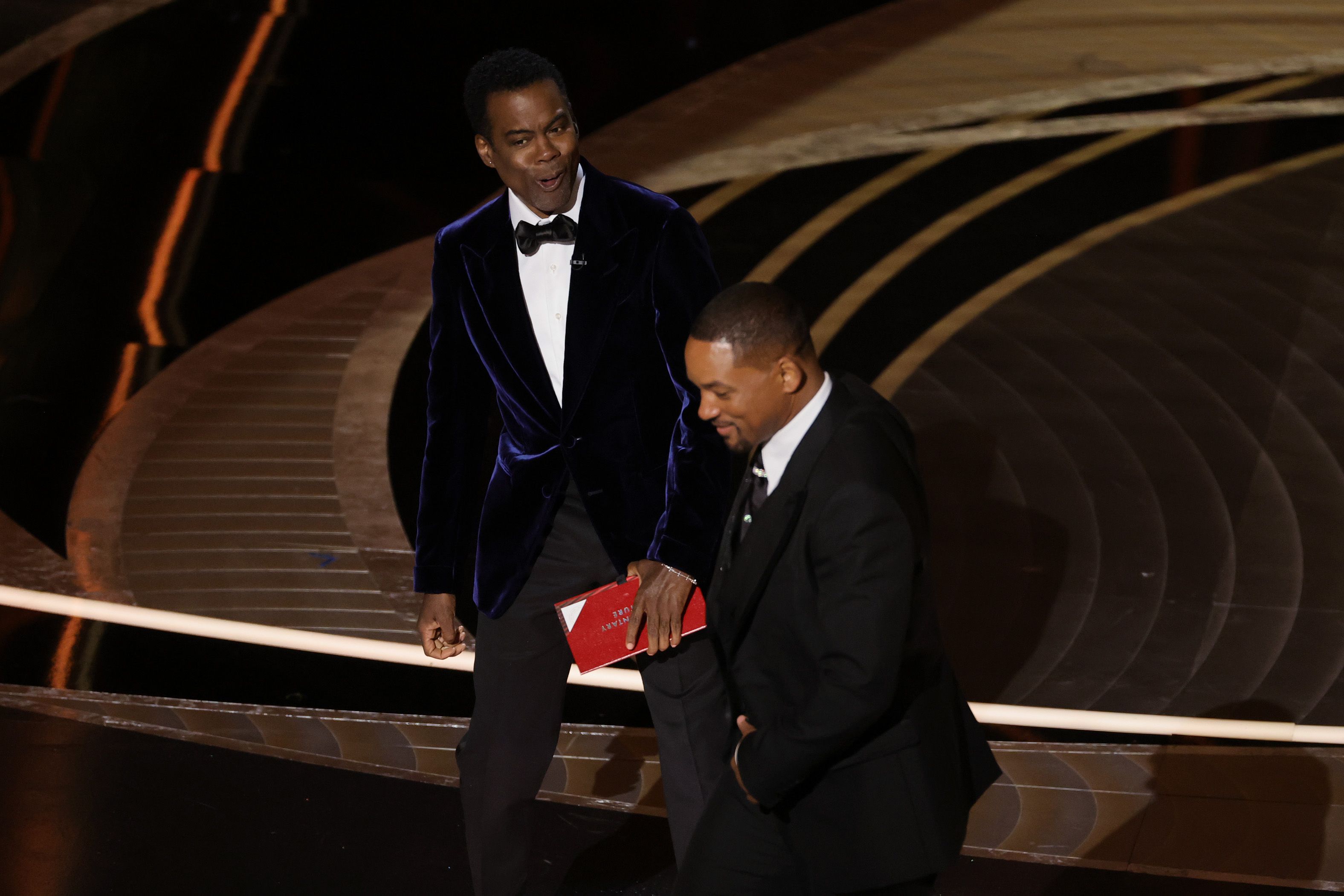 Will Smith appeared to hit Chris Rock at the Oscars.