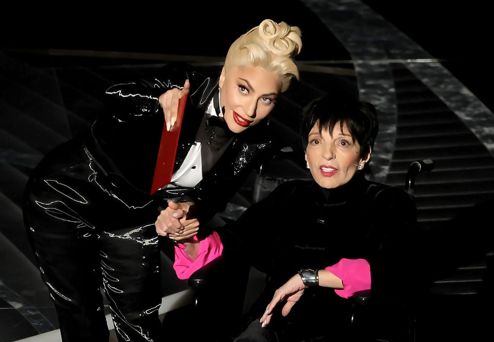 lady gaga and liza minnelli oscars feminist moment
