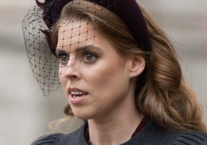 london, england march 29 princess beatrice of york at the memorial service for the duke of edinburgh at westminster abbey on march 29, 2022 in london, england photo by samir husseinwireimage