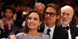 Cinema For Peace Gala 2012 - Brad Pitt and Angelina Jolie