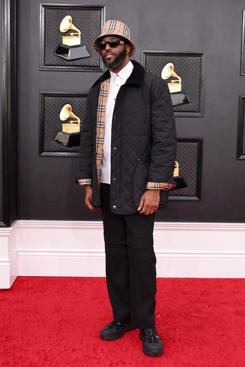 las vegas, nevada   april 03 marcus lomax attends the 64th annual grammy awards at mgm grand garden arena on april 03, 2022 in las vegas, nevada photo by amy sussmangetty images