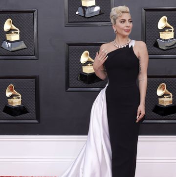 las vegas, nevada   april 03 lady gaga attends the 64th annual grammy awards at mgm grand garden arena on april 03, 2022 in las vegas, nevada photo by frazer harrisongetty images for the recording academy
