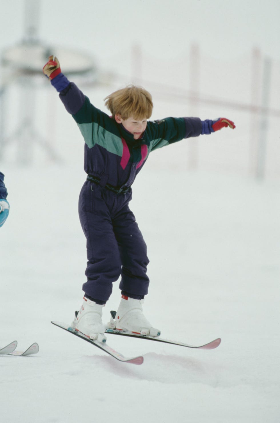 british royal prince harry during a skiing holiday in lech, austria