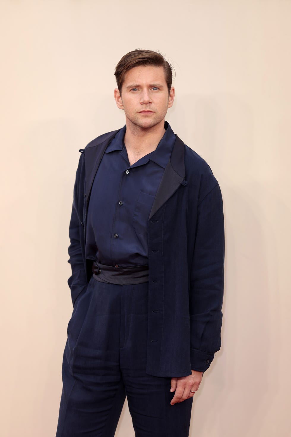 london, england april 25: allen leechattends the world premiere of downton abbey: a new era at cineworld leicester square on april 25, 2022 in london, england. (photo by mike marsland/wireimage)