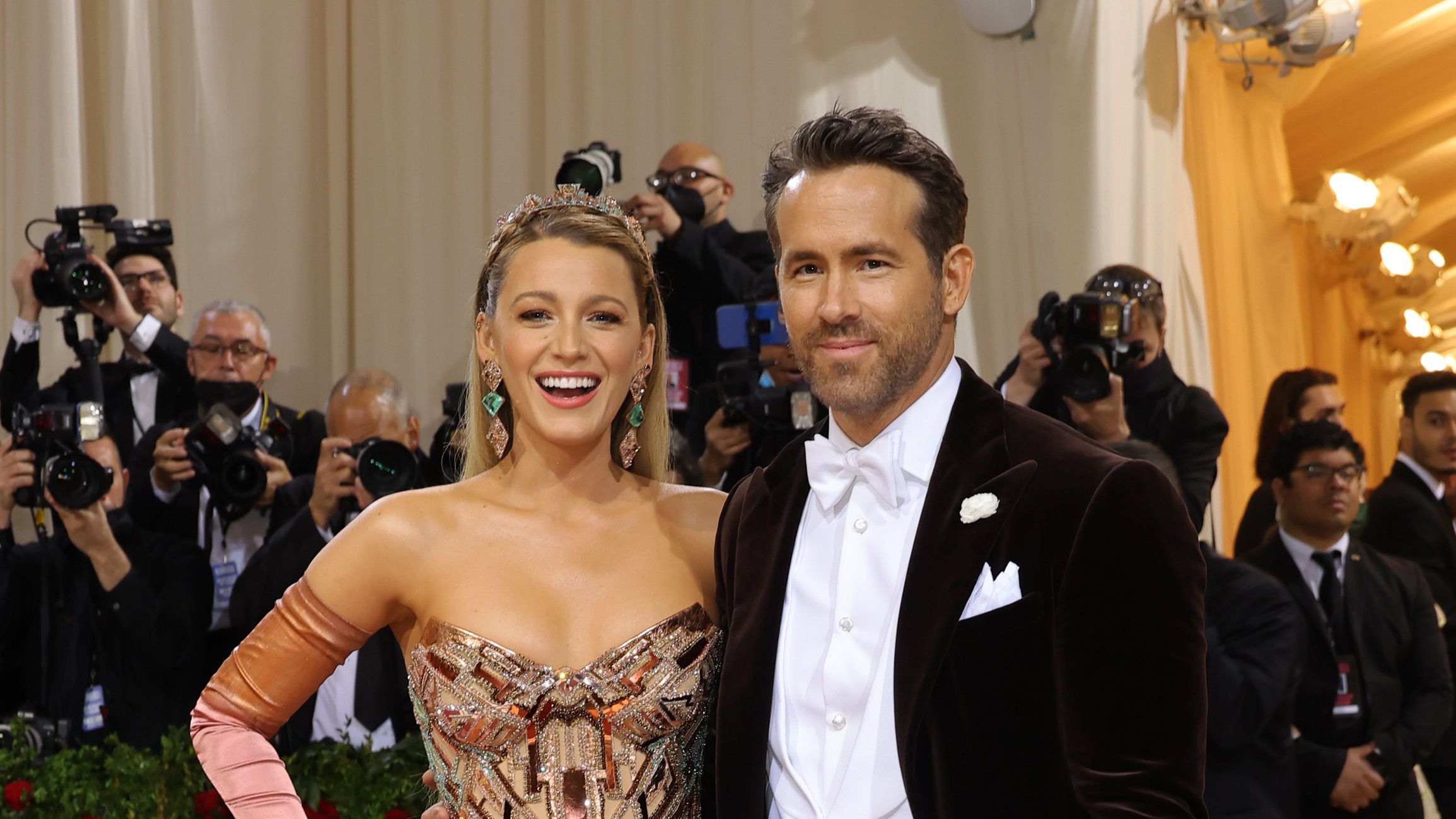 Met Gala 2022: Ryan Reynolds And Blake Lively Arrive