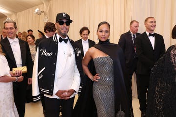 new york, new york   may 02 exclusive coverage swizz beatz and alicia keys arrive at the 2022 met gala celebrating in america an anthology of fashion at the metropolitan museum of art on may 02, 2022 in new york city photo by arturo holmesmg22getty images for the met museumvogue