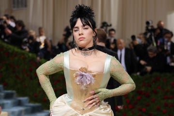 new york, new york   may 02 billie eilish attends the 2022 met gala celebrating "in america an anthology of fashion" at the metropolitan museum of art on may 02, 2022 in new york city photo by mike coppolagetty images