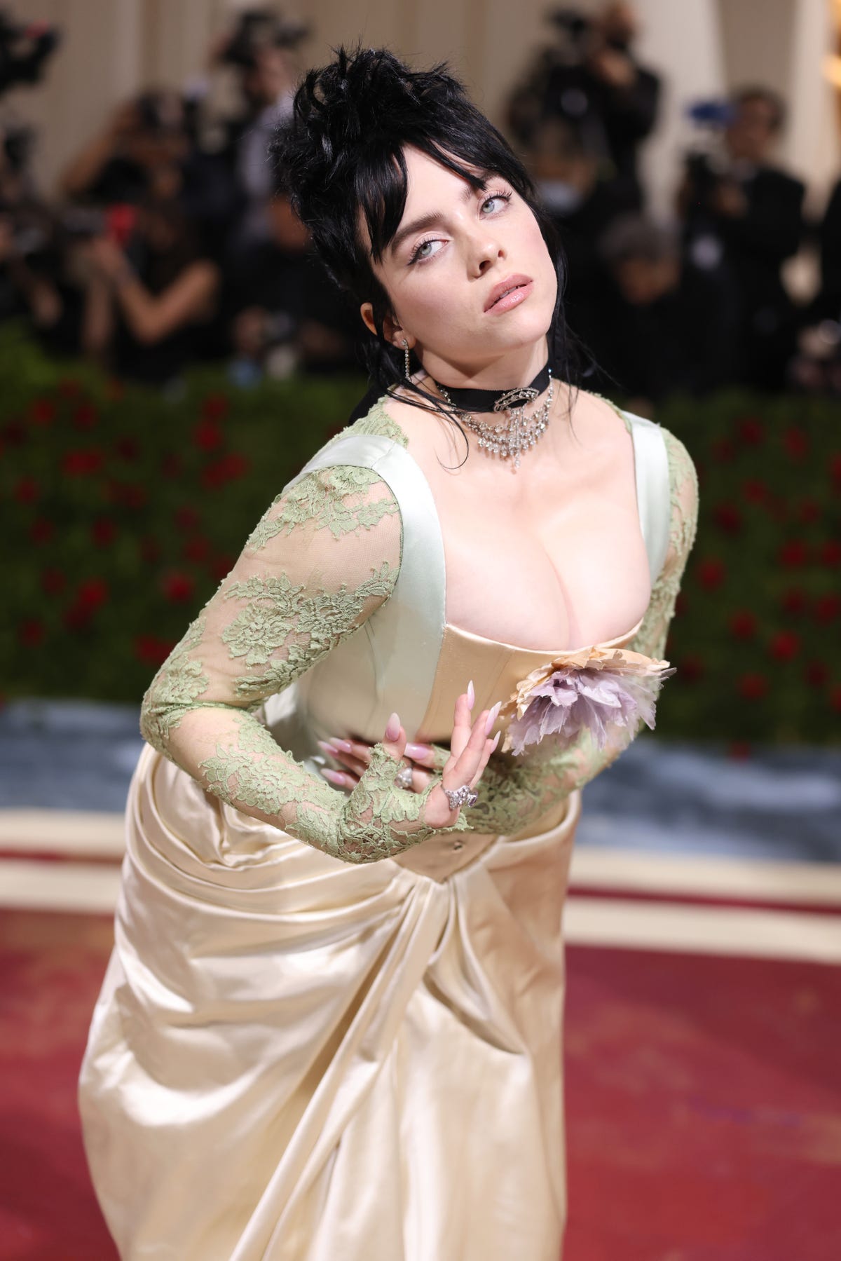 Billie Eilish Wears Eco-Friendly Corset Gown to 2022 Met Gala