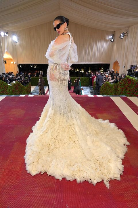 new york, new york may 02 exclusive coverage rosalía arrives at the 2022 met gala celebrating in america an anthology of fashion at the metropolitan museum of art on may 02, 2022 in new york city photo by kevin mazurmg22getty images for the met museumvogue