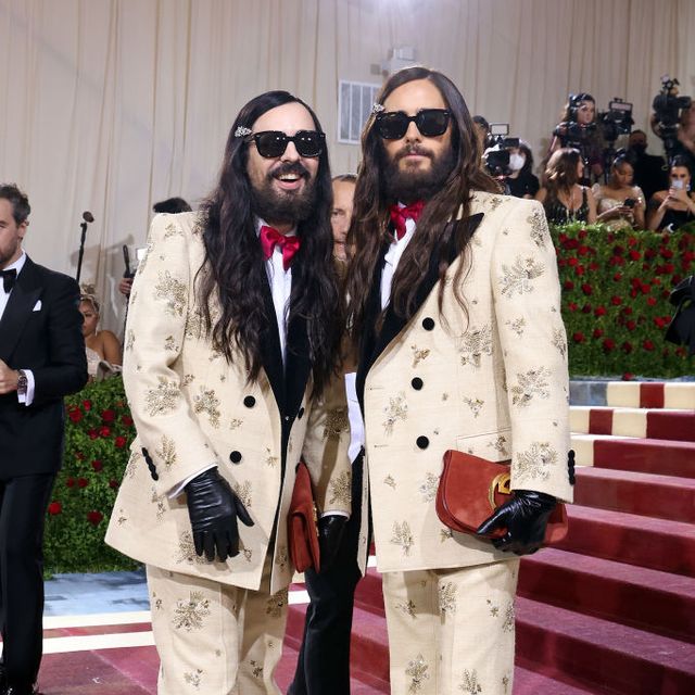 new york, new york may 02 alessandro michele and jared leto attend in america an anthology of fashion, the 2022 costume institute benefit at the metropolitan museum of art on may 02, 2022 in new york city photo by taylor hillgetty images