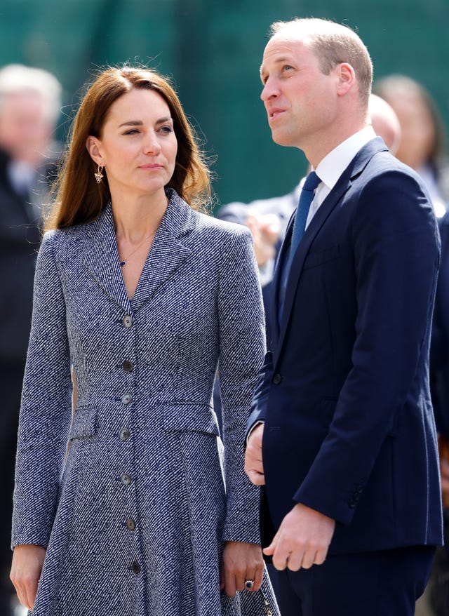 manchester, united kingdom may 10 embargoed for publication in uk newspapers until 24 hours after create date and time catherine, duchess of cambridge and prince william, duke of cambridge attend the official opening of the glade of light memorial at manchester cathedral on may 10, 2022 in manchester, england the glade of light memorial commemorates the victims of the terrorist attack that took place after an ariana grande concert at manchester arena on may 22, 2017 photo by max mumbyindigogetty images