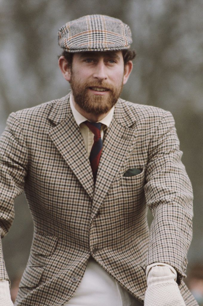 prince charles sporting a beard at the badminton horse trials, uk, 1976 photo by serge lemoinegetty images