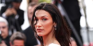cannes, france may 26 bella hadid attends the screening of broker les bonnes etoiles during the 75th annual cannes film festival at palais des festivals on may 26, 2022 in cannes, france photo by vittorio zunino celottogetty images