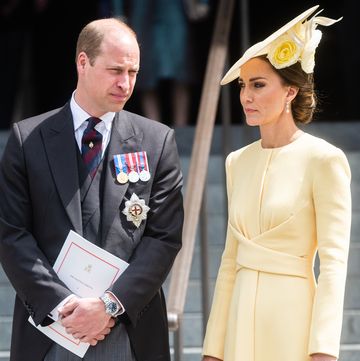 london, england june 03 prince william, duke of cambridge and catherine, duchess of cambridge attend the national service of thanksgiving at st pauls cathedral on june 03, 2022 in london, england the platinum jubilee of elizabeth ii is being celebrated from june 2 to june 5, 2022, in the uk and commonwealth to mark the 70th anniversary of the accession of queen elizabeth ii on 6 february 1952 on june 03, 2022 in london, england the platinum jubilee of elizabeth ii is being celebrated from june 2 to june 5, 2022, in the uk and commonwealth to mark the 70th anniversary of the accession of queen elizabeth ii on 6 february 1952 photo by samir husseinwireimage,