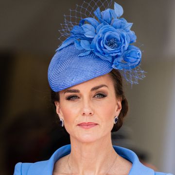 windsor, england june 13 catherine, duchess of cambridge attends the order of the garter service at st georges chapel on june 13, 2022 in windsor, england the order of the garter is the oldest and most senior order of chivalry in britain, established by king edward iii nearly 700 years ago photo by poolsamir husseinwireimage