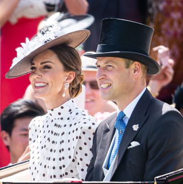 ascot, england june 17 catherine, duchess of cambridge and prince william, duke of cambridge attend royal ascot at ascot racecourse on june 17, 2022 in ascot, england photo by samir husseinwireimage