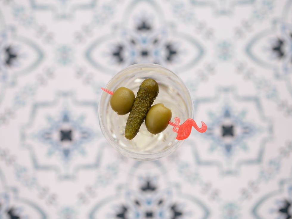 ways to use pickle juice pickle garnish on dirty pickle martini