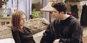friends    the one the morning after    episode 16    aired 2201997    pictured l r jennifer aniston as rachel green, david schwimmer as ross geller    photo by nbcu photo bank