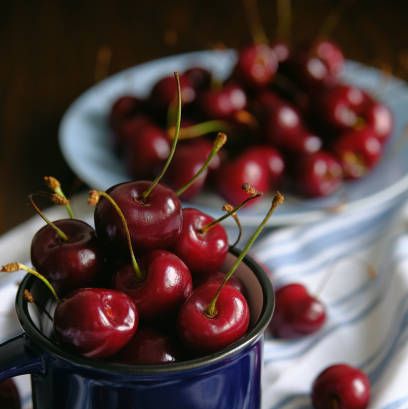 spring fruits sweet cherries